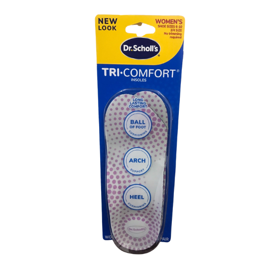 Dr. Scholl's Tri Comfort Insoles Long Lasting Comfort Women 6-10 - 1 Pair