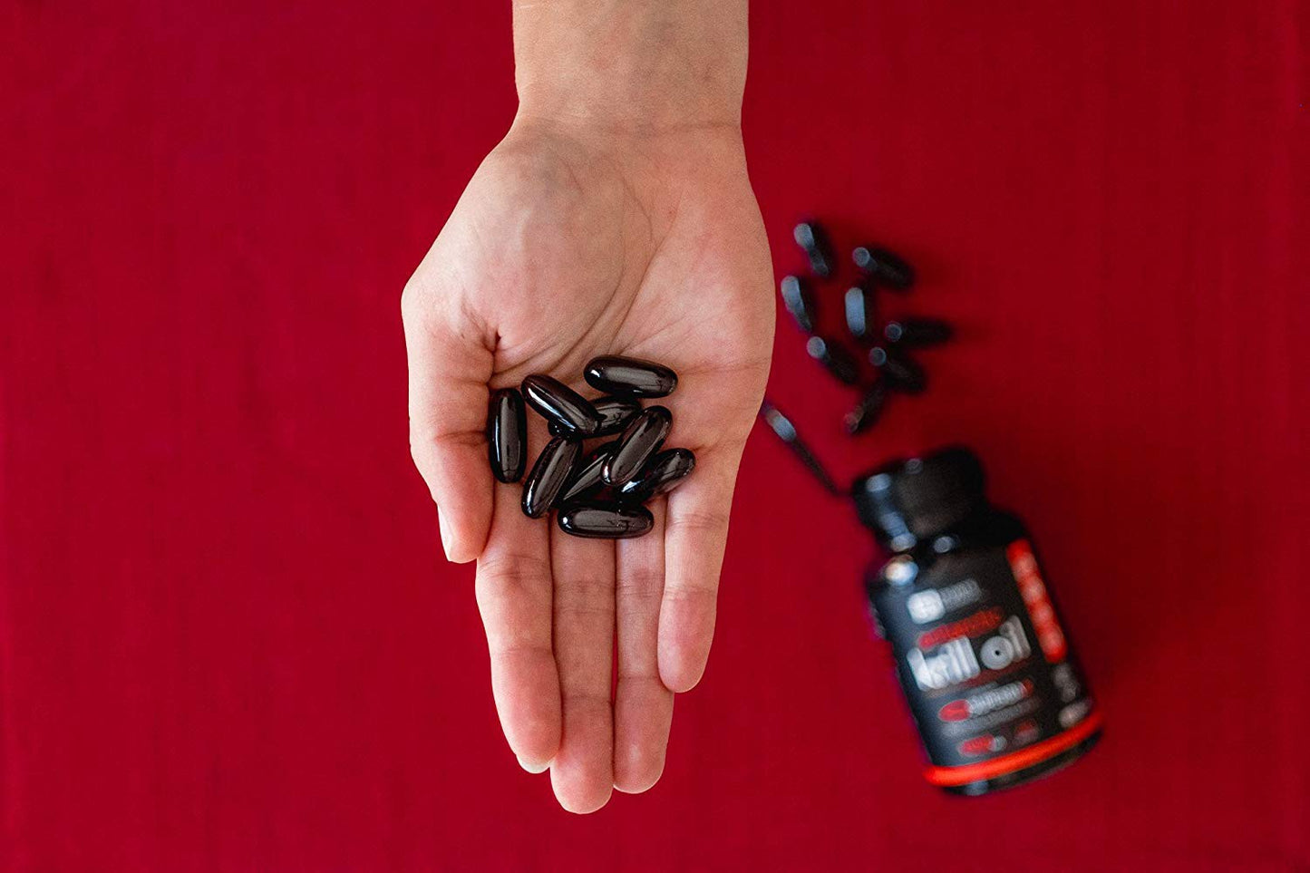 Sports Research Antarctic Krill Oil with Omega-3s EPA, DHA and Astaxanthin (60 Softgels) 1000mg