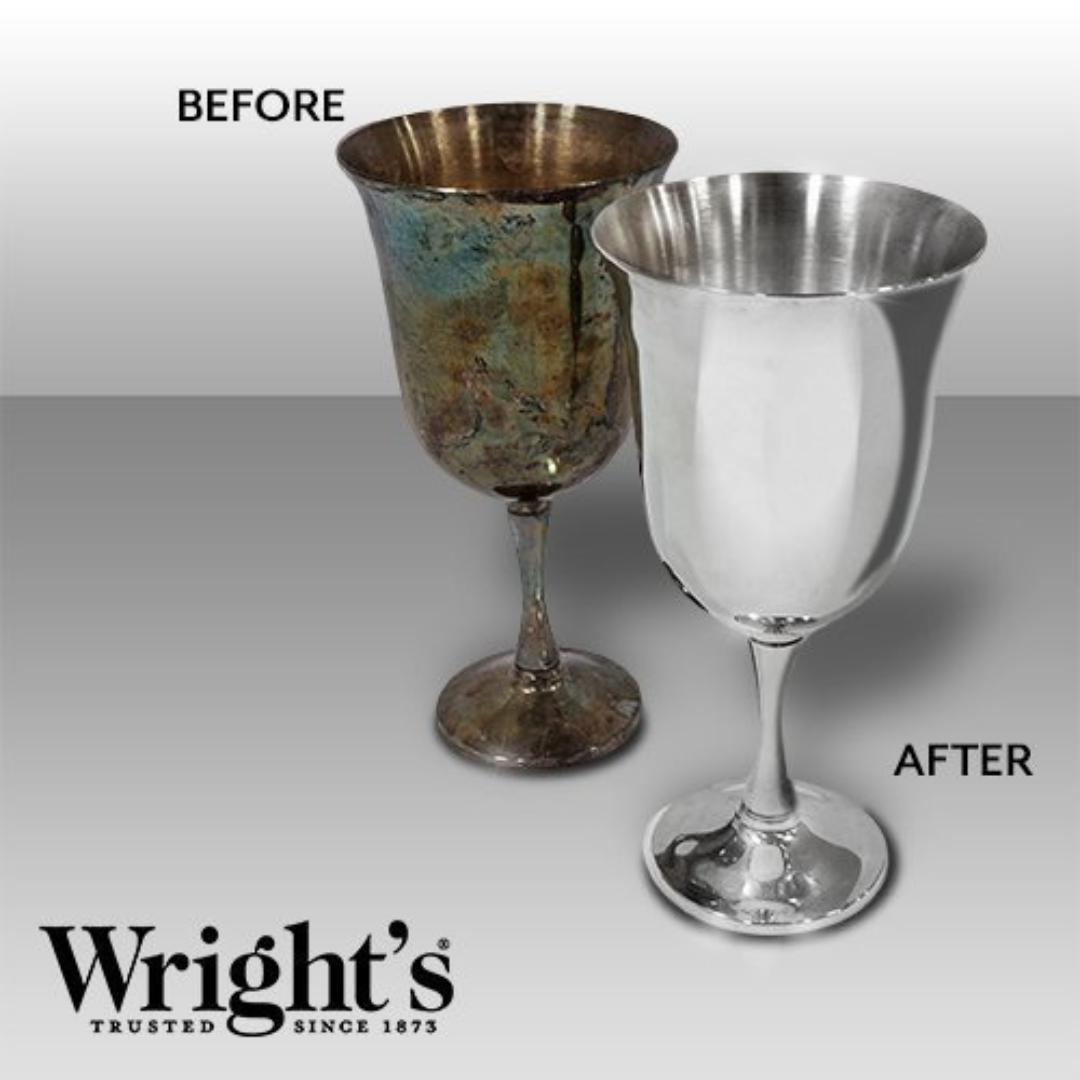 Wright's Silver Cleaner And Polish Cream Gently Clean And Remove Tarnish Without Scratching - 227g