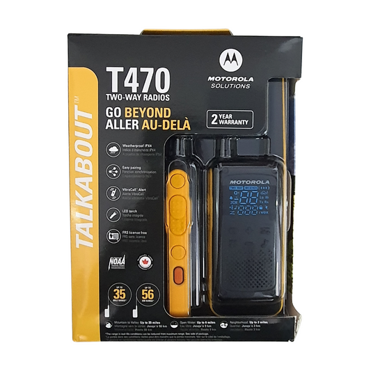Motorola Solutions T470 Talkabout Two-Way Radios