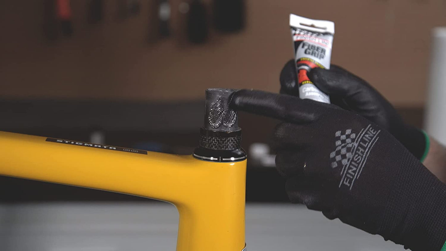 Finish Line Fiber Grip Carbon Fiber Bicycle Assembly Gel, 16 oz