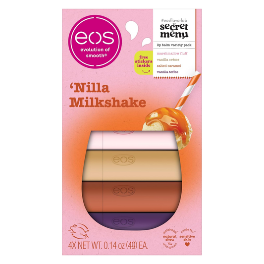 EOS Flavor Lab Secret Menu 'Nilla Milkshake Lip Balm,  0.14 oz