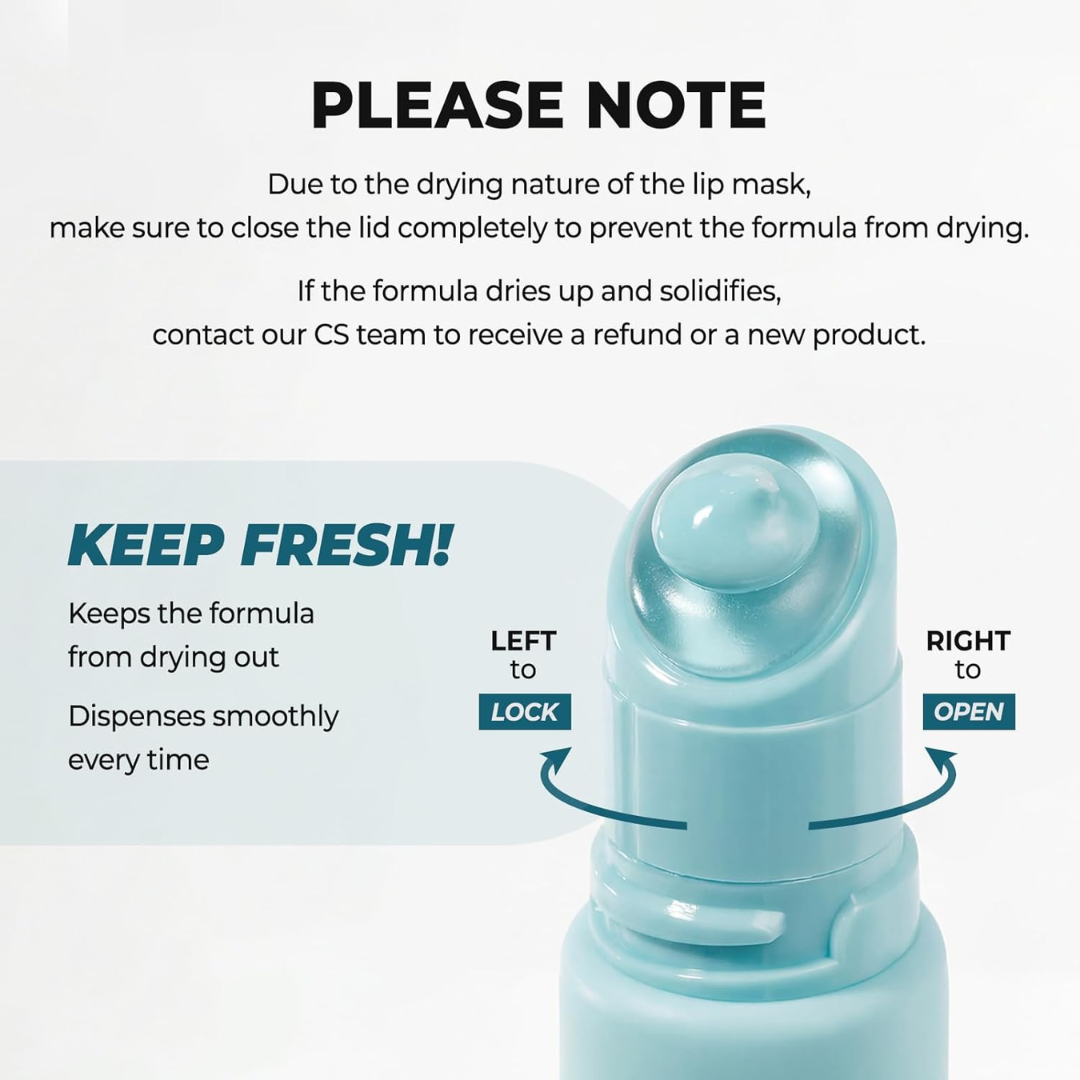 Laka Soothing Prep Lip Mask, 0.33 oz / 10 ml
