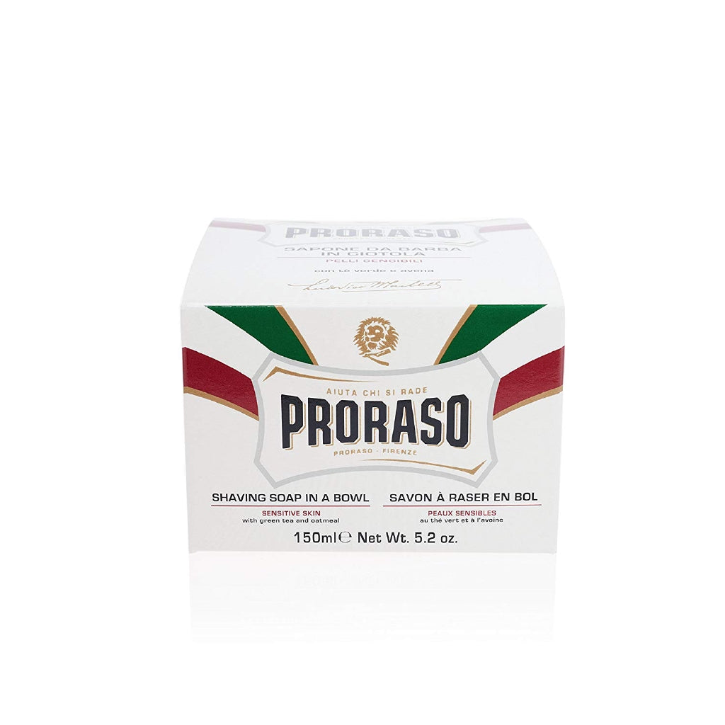 Proraso Shaving Soap in a Bowl, Sensitive Skin, 5.2 Oz