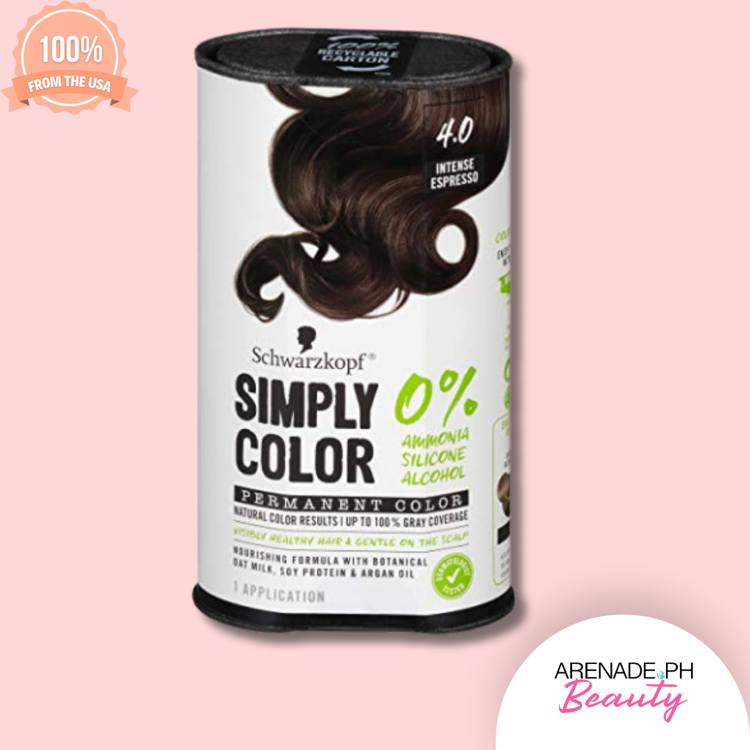 Schwarzkopf Simply Permanent Color with 0% Ammonia Silicone Control