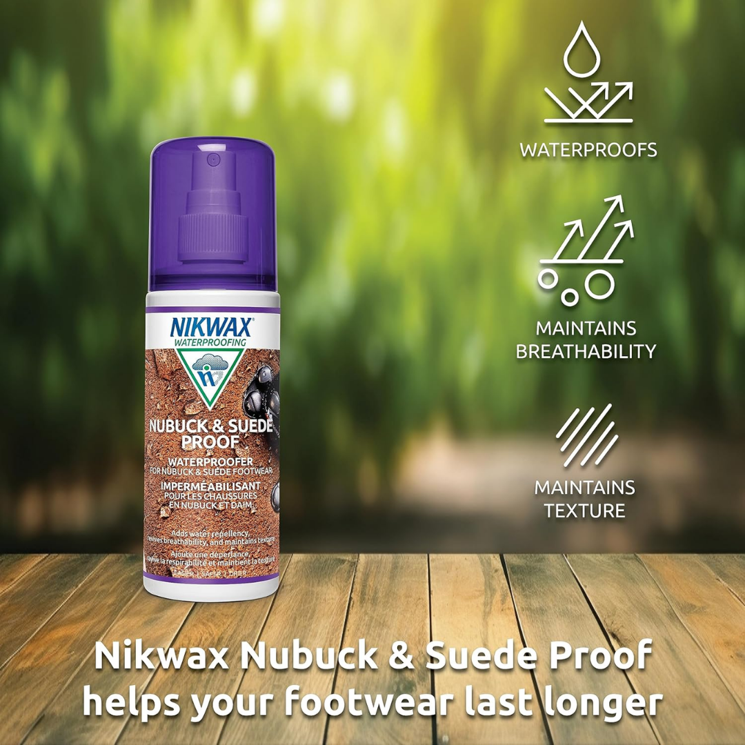 Nikwax Leather Footwear Waterproofing for Nubuck and Suede, 4.2 oz / 125 ml