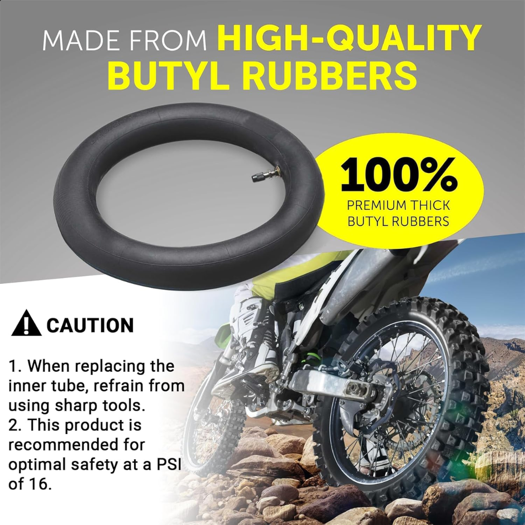 Ar-Pro Dirt Bike Replacement Inner Tubes 2.50 / 2.75, 2 Pack