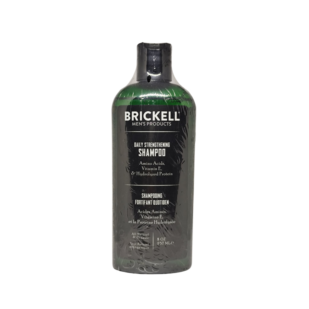 Brickell Daily Strengthening Shampoo for Men, 8 oz. / 237 ml