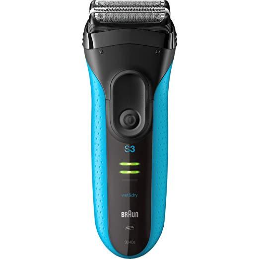 Braun Electric Shaver, Series 3 ProSkin 3040s Foil Shaver, Rechargeable, Wet & Dry Men's Electric Razor