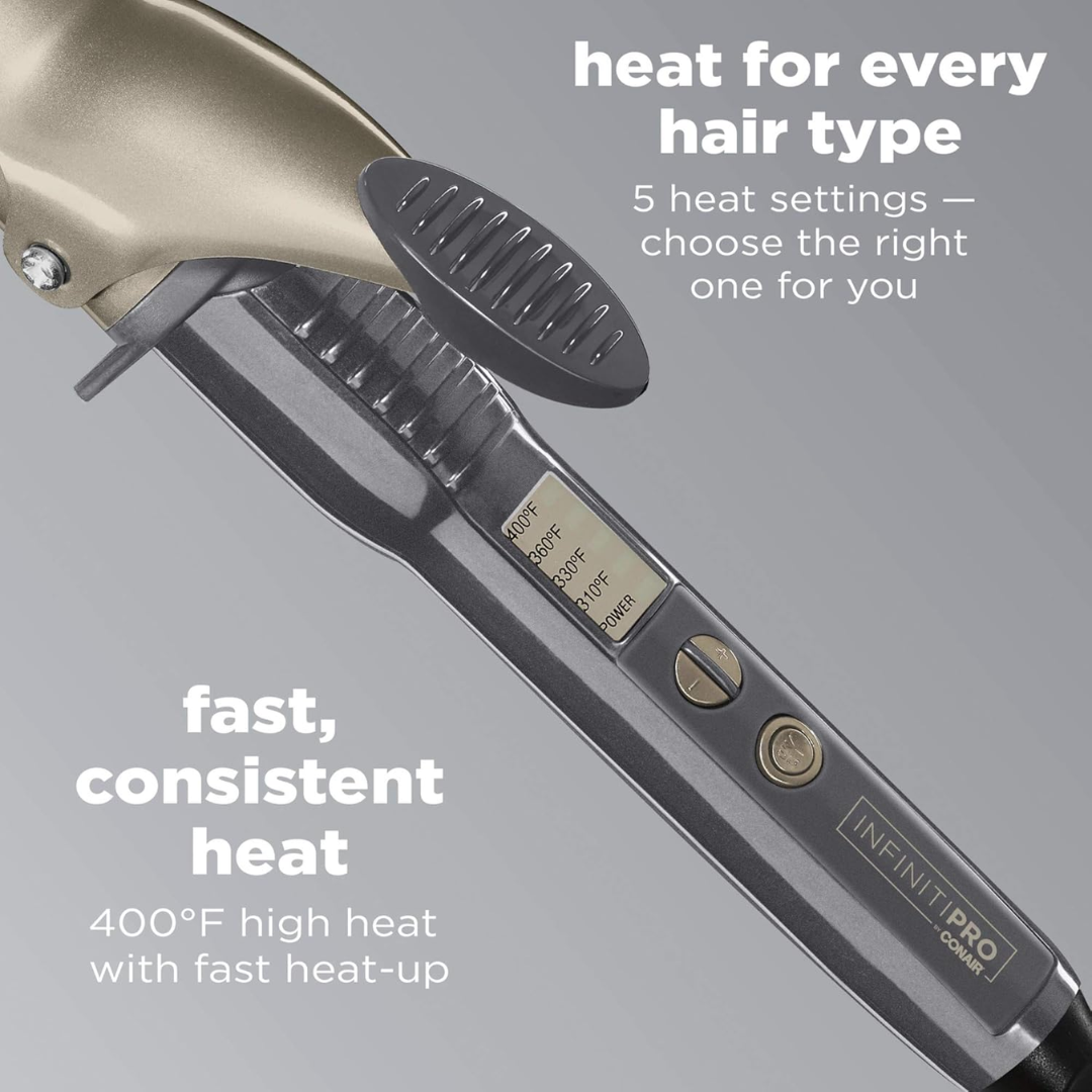 Conair Infiniti Pro 1 1/2 In. Tourmaline Ceramic Curling Iron, CD109NN