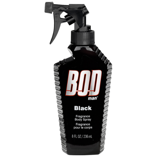 BOD Man Black Fragrance Body Spray, 8 fl.oz / 236ml