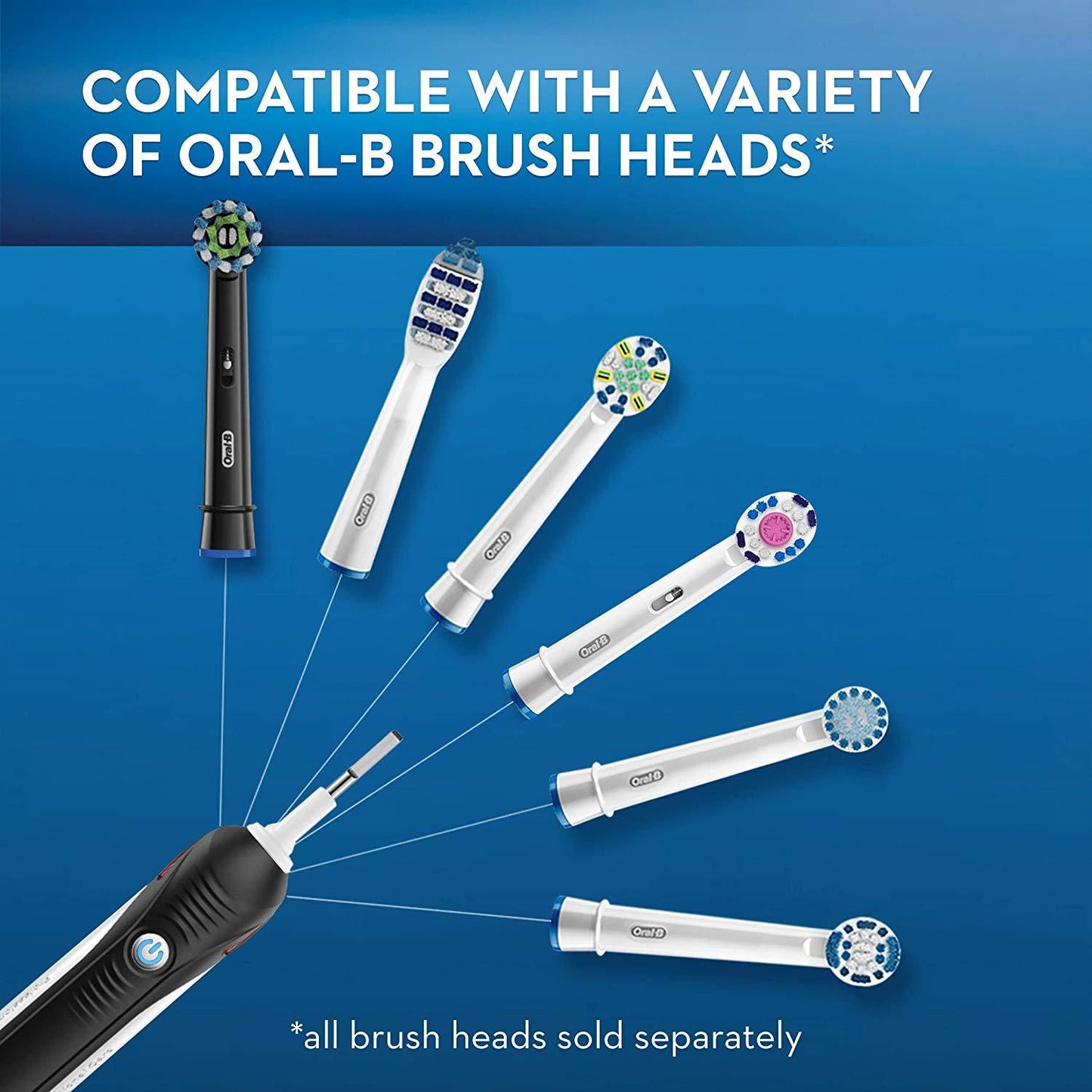 Oral-B Pro 3000 Electric Toothbrush Smartseries With Bluetooth Connectivity, Black Edition (Powered By Braun)
