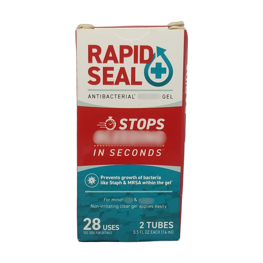 Rapid Seal Antibacterial Wound Gel, 2 Tubes (0.5 oz / 14 ml) ea
