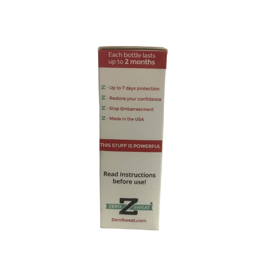 ZeroSweat Antiperspirant Up-to 7 Day Protection, Roll-On, 1.4 oz. / 41.4ml