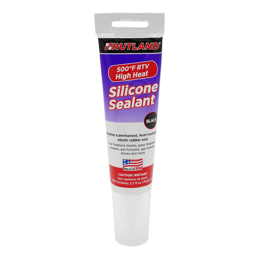 Rutland Silicone Sealant Black 2.7 fl oz (79.85ml)