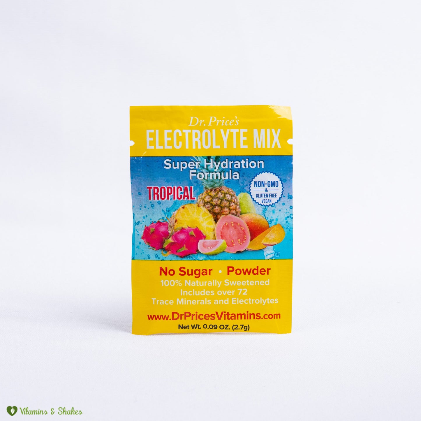 Dr. Price's Electrolyte Mix | Super Hydration Formula + 72 Trace Minerals Tropical Flavor