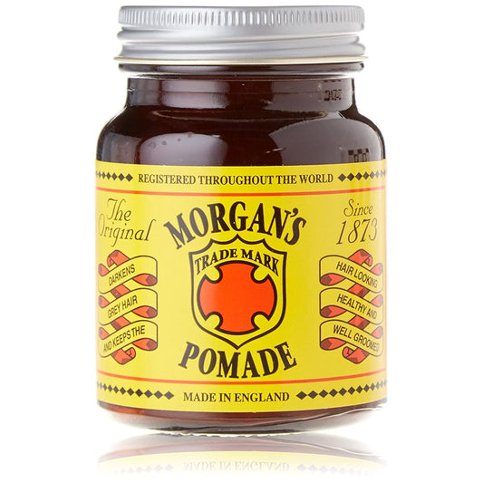 The Original Morgan's Pomade Hair Darkening, Darken Grey Hair Made in England  3.53 oz / 100 g