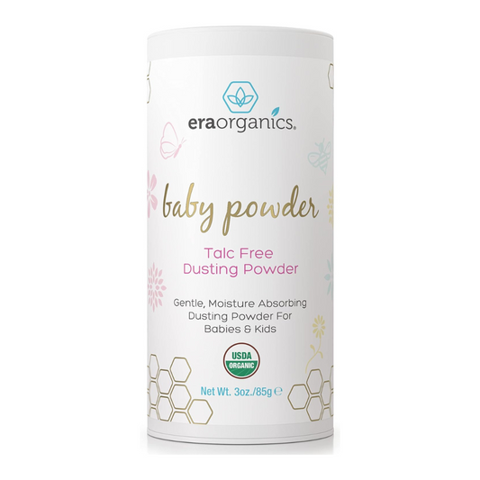 Eraorganics Baby Powder Gentle, Moisture Absorbing Dusting Powder 3 oz / 85g