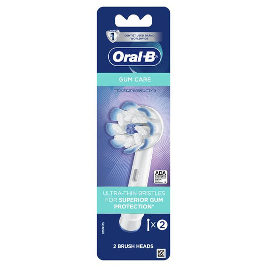 Oral-B GumCare Electric Toothbrush Replacement Head, White 2 Ct