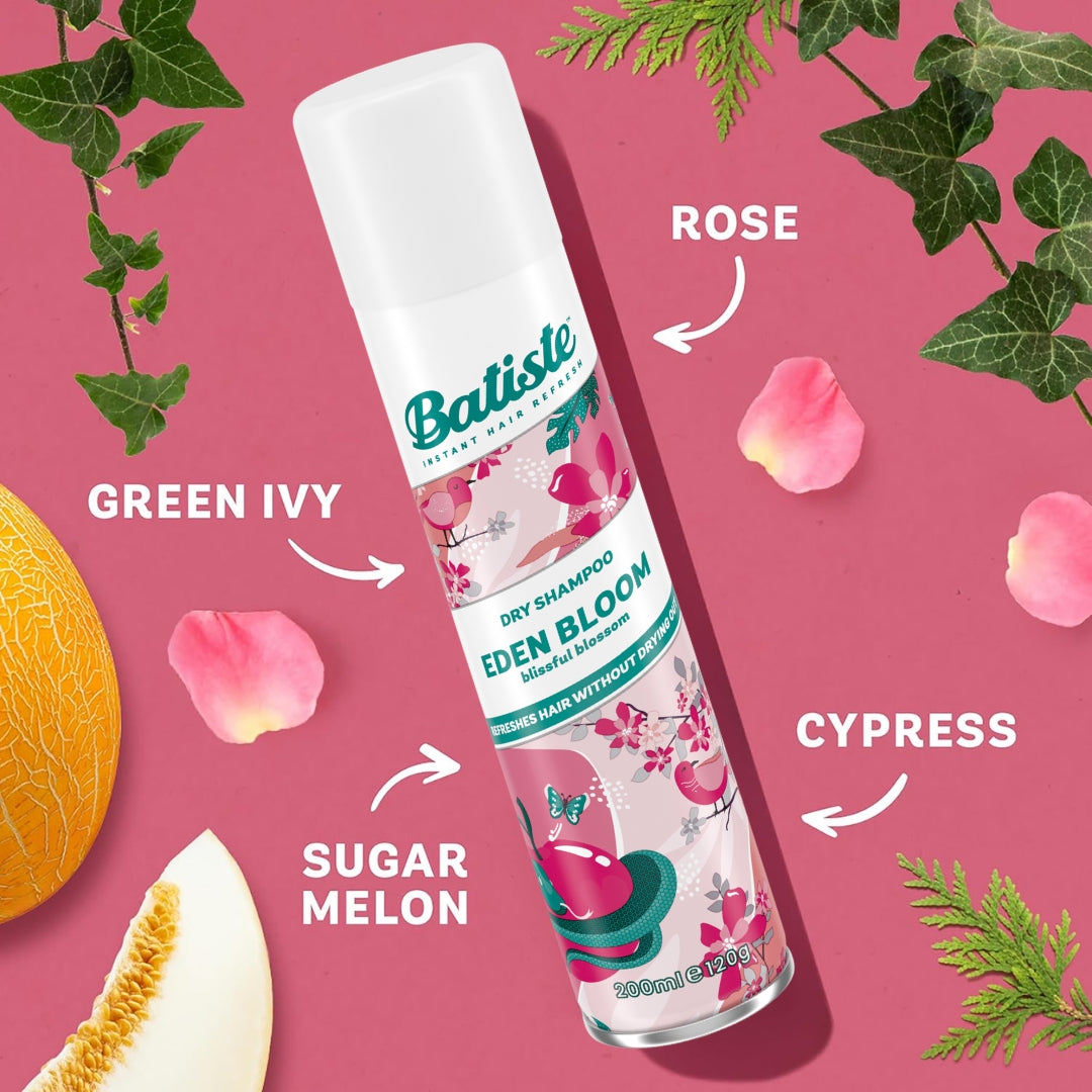 Batiste Dry Shampoo Eden Bloom Blissful Blossom, 200 ml / 120 g