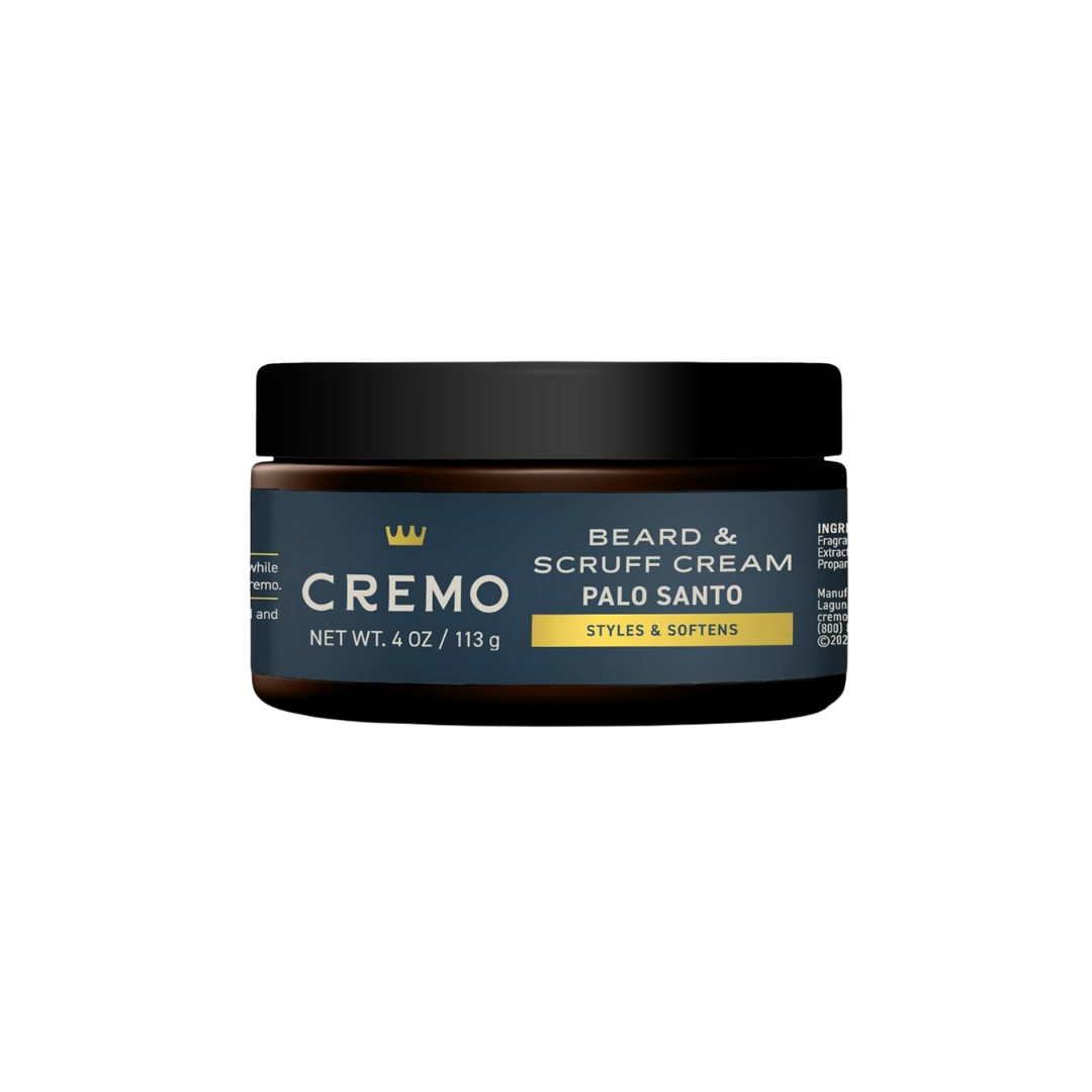 Cremo Beard & Scruff Cream, Palo Santo Reserve Collection, 4 oz