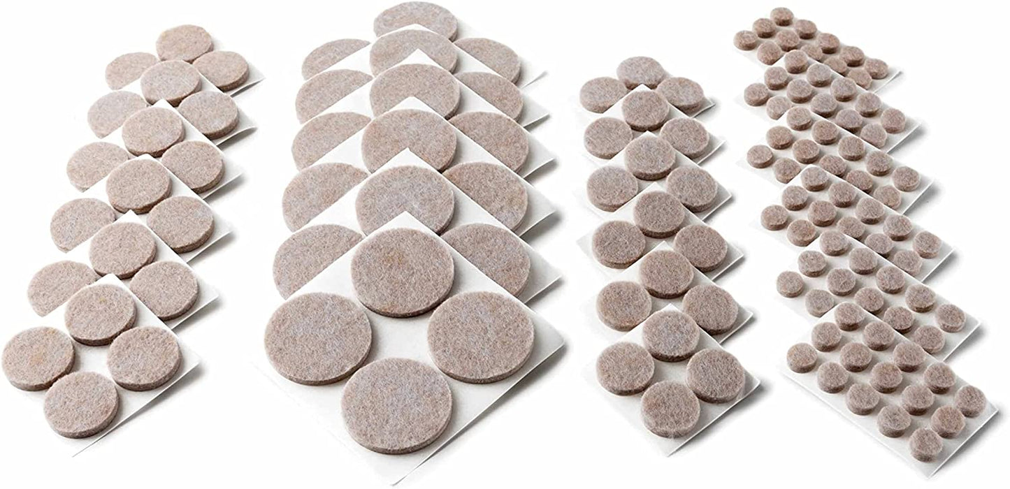 Scotch Felt Pads, Felt Furniture Pads for Protecting Hardwood Floors, 162 Pads