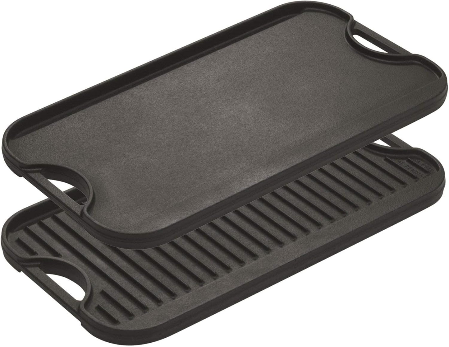 LODGE Cast Iron Reversible Grill/Griddle, 20 X 10.5 Inch