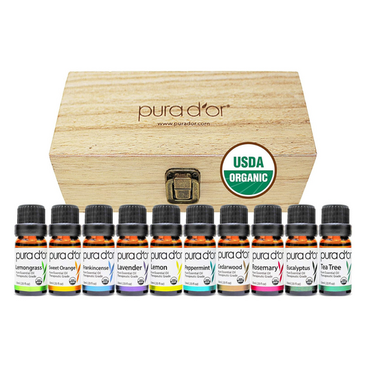 Pura D'or Pure Essential Oil Therapeutic Grace 10ml / .33 fl oz Each