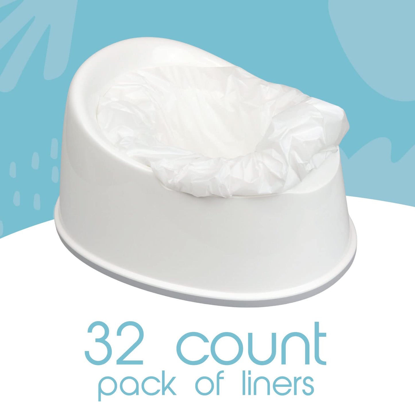 Tidytots Potty Chair Liners Universal Fit - 32 Liners