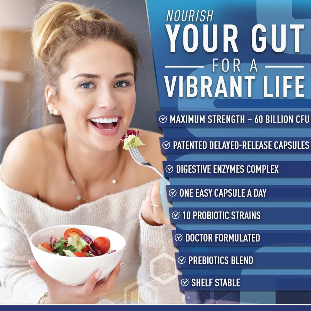 Purely Optimal Probiotics 60 Billion CFU, 30 Capsules