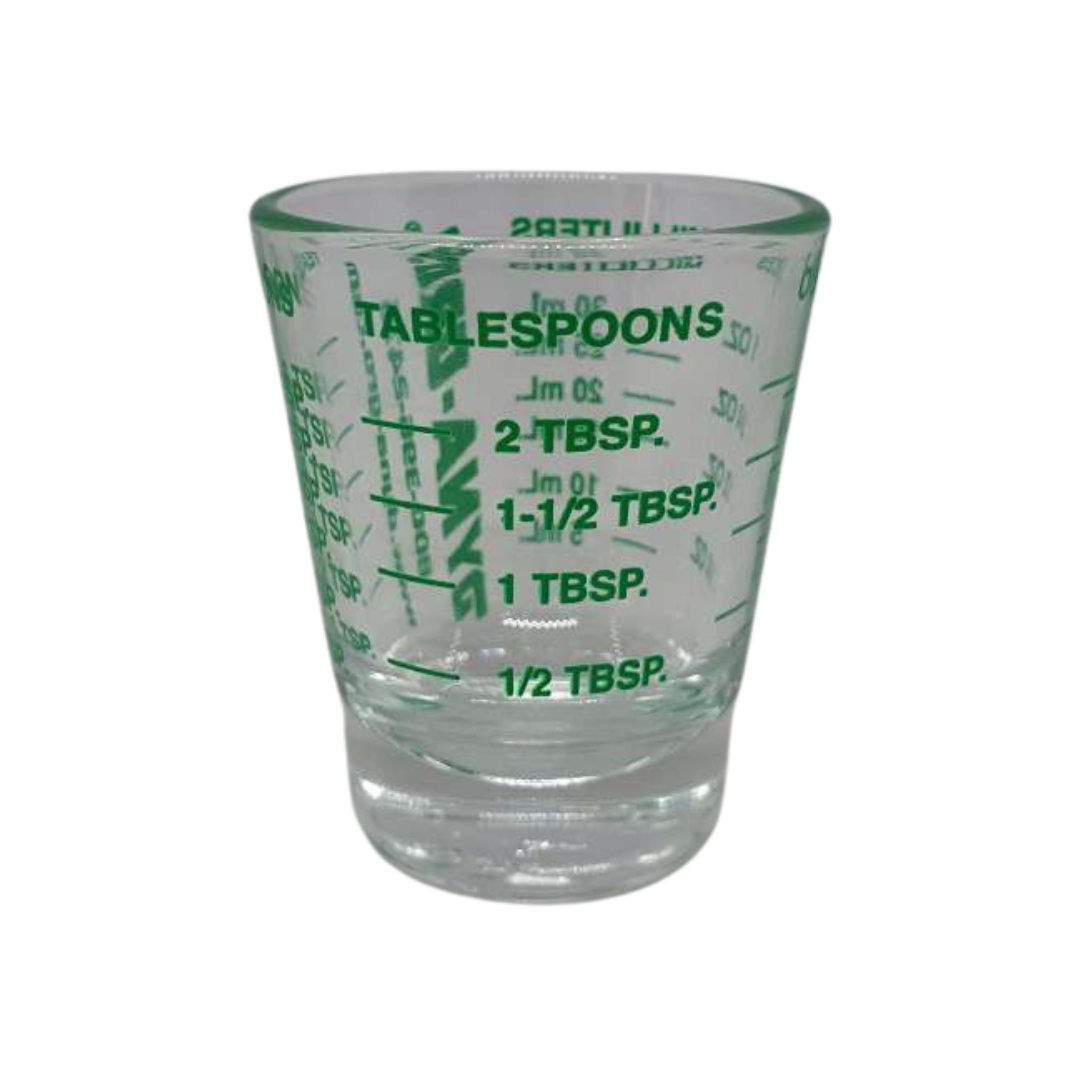 Dyna-Gro Mini Measure  Shot Glass 1oz, 6 Tsp, 2 Tbs, 30ml