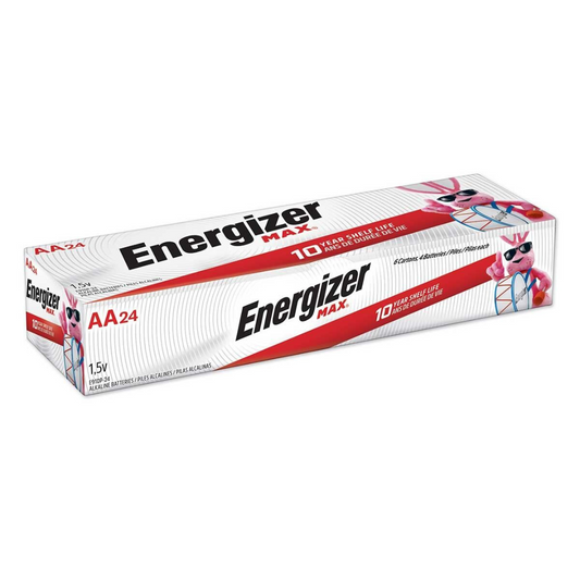 Energizer MAX Alkaline AA Batteries, 24 Pack (Packaging may Vary/NO BOX)
