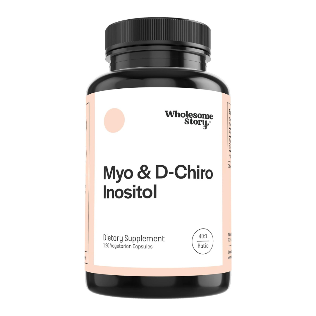 Wholesome Story Myo & D-Chiro Inositol Supplement 12 Vegetarian Capsules