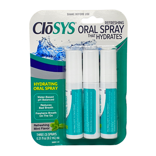 Colsys Hydrating Oral Spray Refreshing Mint Flavor 0.31 fl oz / 9.2ml Each (3 Count)