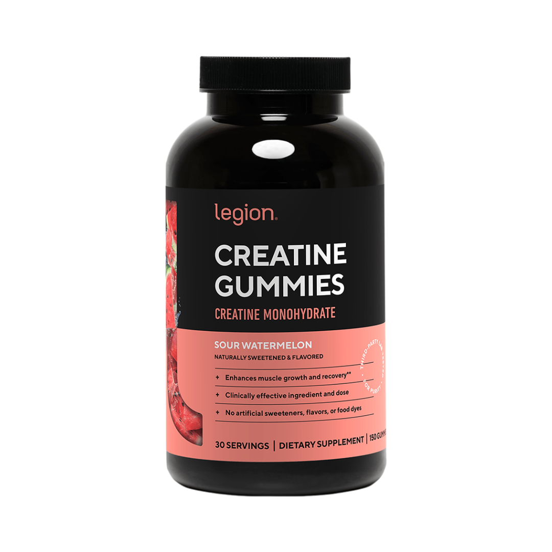 Legion Creatine Gummies Sour Watermelon, 150 Count