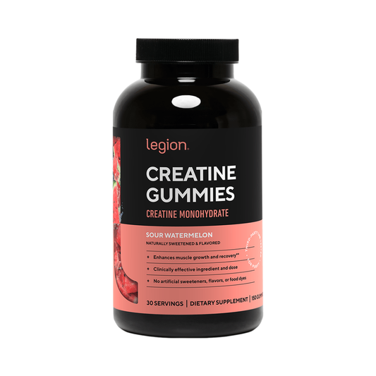 Legion Creatine Gummies Sour Watermelon, 150 Count