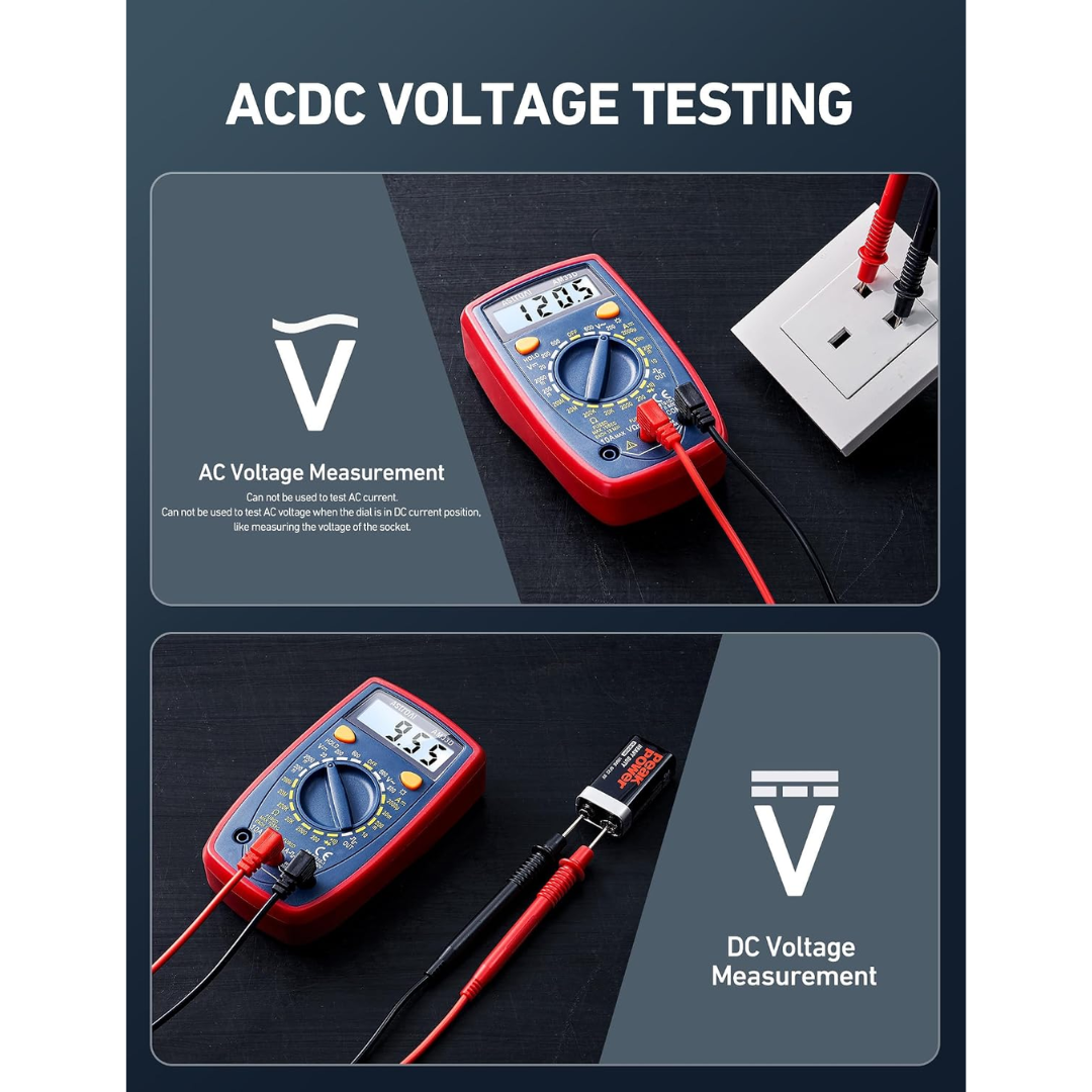 AstroAI Digital Multimeter AM33D, 2000 Counts