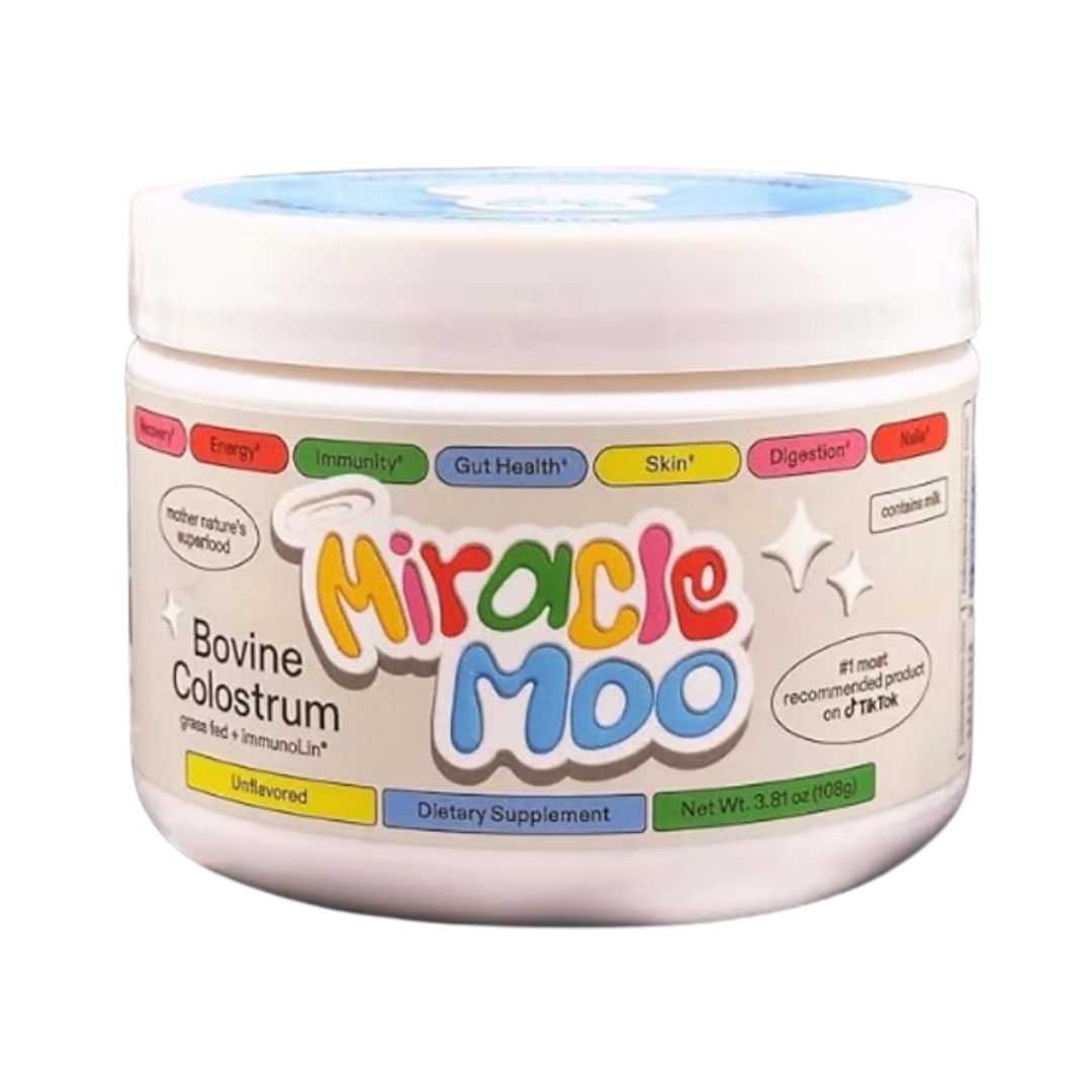 Miracle Moo Bovine Colostrum Unflavored Supplement 3.81oz / 108g