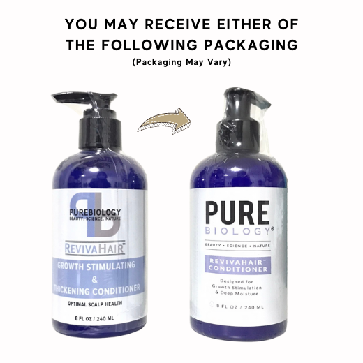 Pure Biology Reviva Hair, Growth Stimulating and Thickening conditioner 8fl.oz (PACKAGING MAY VARY)