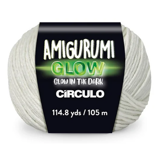 Circulo Yarns AMIGURUMI GLOW Glow in the Dark Yarn Circulo 114.8 yds / 105 m