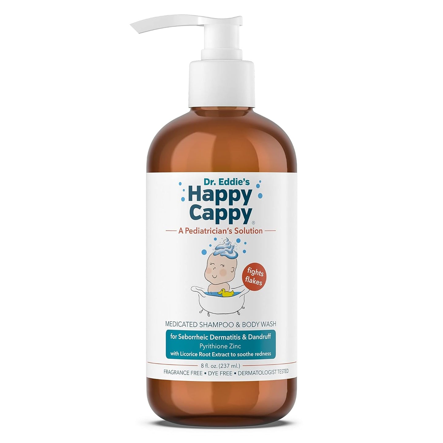 Happy Cappy Medicated Shampoo & Body Wash 8 fl oz / 237ml