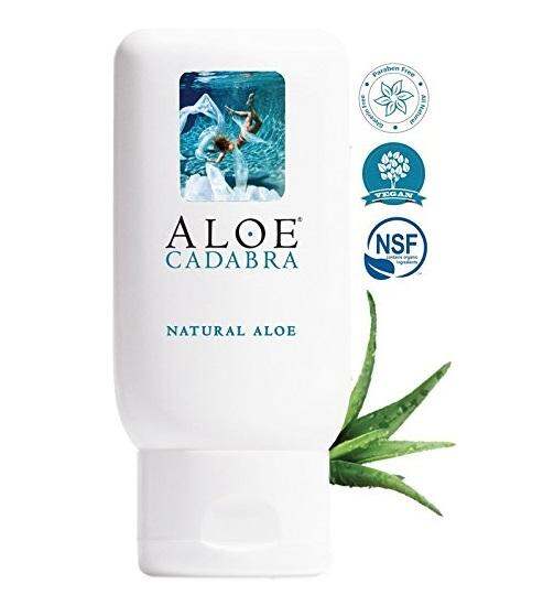 Aloe Cadabra Natural Personal Lubricant & Moisturizer 2.5 oz / 71g (Natural - Original Aloe)