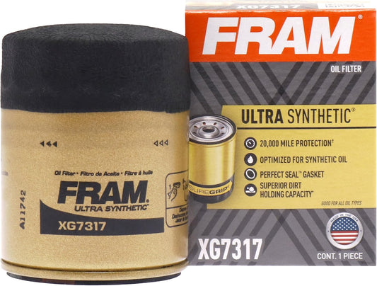 FRAM Ultra Synthetic Oil Filter XG7317, 1 Count