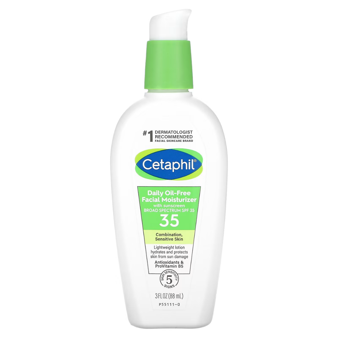 Cetaphil Daily Oil-Free Facial Moisturizer Sunscreen SPF 35 - 3 fl oz / 88ml