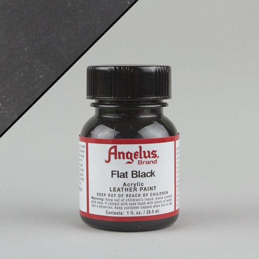 Angelus Acrylic Leather Paint 1 fl.oz (Flat Black)