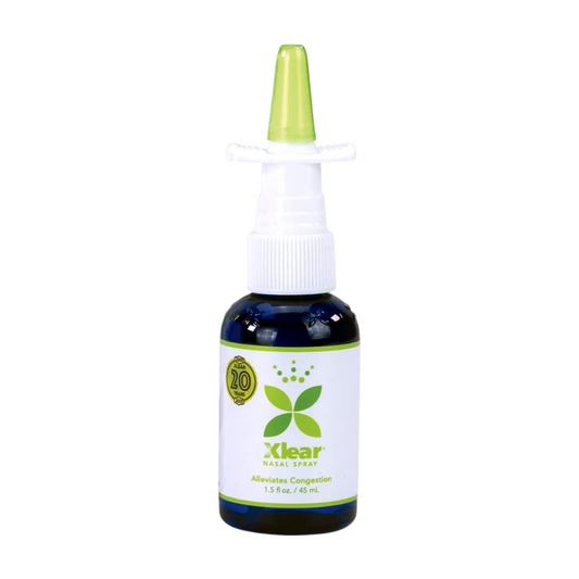 Xlear Natural Saline Nasal Spray with Xylitol for Sinus Rinse & Sinus Daily Relief, 45 ml / 1.5 fl oz