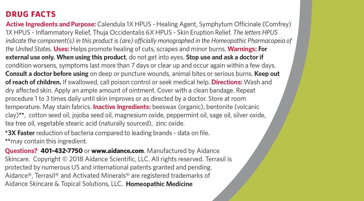 Terrasil Infection Protection Wound Care Ointment for Healing of Cuts, Scrapes and Minor Burns 50 g