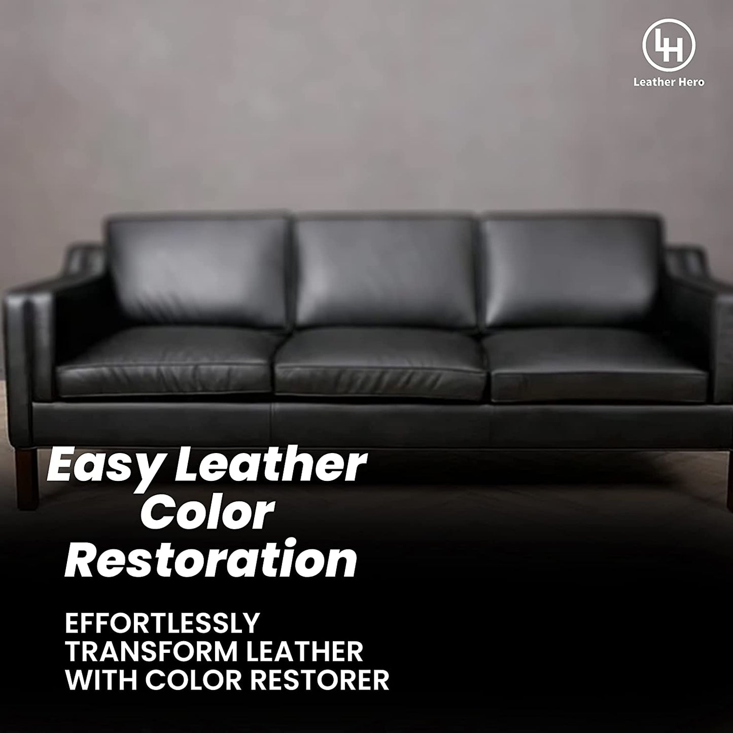 Leather Hero Leather Top Coat Soft Satin Finish Color Restorer 4 Fl.oz