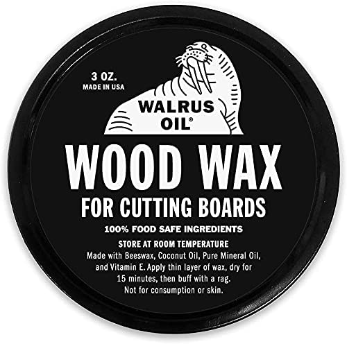 Walrus Oil Wood Wax for Cutting Boards, 3 oz / 85 g
