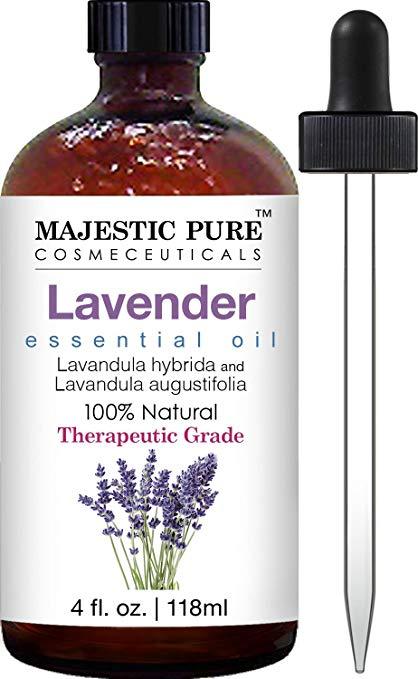 Majestic Pure Lavender Essential Oil, 100% Pure & Natural, 4 fl.oz / 118ml